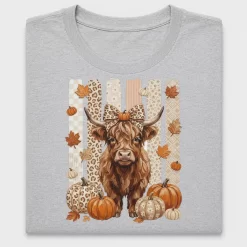 Boho Highland Cow Fall DTF Transfer