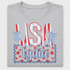 USA Personalized Name DTF Transfer