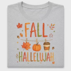 Fall Hallelujah Pumpkin DTF Transfer