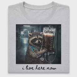 Nurse Raccoon Caffeine DTF Transfer