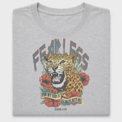 Fearless Leopard Isaiah 41:10 DTF Transfer