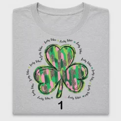 Lucky Vibes Shamrock DTF Transfer