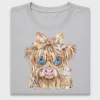 Fall Highland Cow DTF Transfer