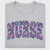 Floral Nurse DTF Transfer