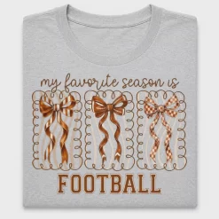 Retro Football Season Coquette Bows DTF Transfer