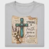 Vintage Faith Cross DTF Transfer
