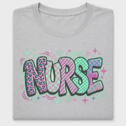 Nurse Leopard Checkered DTF Transfer