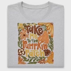 Autumn Pumpkin Patch Floral DTF Transfer