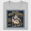 West Virginia Ghost DTF Transfer