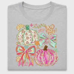 Preppy Pumpkin Bow DTF Transfer