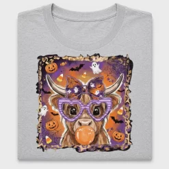 Halloween Highland Cow DTF Transfer