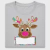 Girl Reindeer DTF Transfer Design