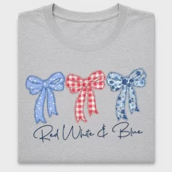 Red White & Blue Bows DTF Transfer