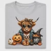 Halloween Highland Cow DTF Transfer