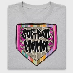 Softball Mama Home Plate DTF Transfer