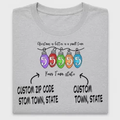 Custom Small Town Christmas DTF Transfer