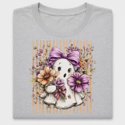 Coquette Floral Ghost DTF Transfer
