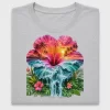Tropical Hibiscus Sunset DTF Transfer