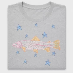Watercolor Trout Stars DTF Transfer