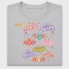 Colorful Patchwork Bats DTF Transfer