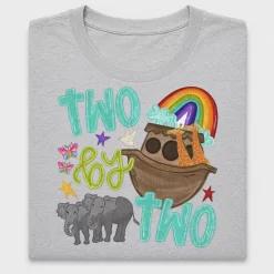 Noah's Ark Two by Two DTF Transfer