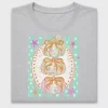 Floral Striped Pumpkin Bow DTF Transfer