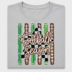 Football Season Gingham DTF Transfer