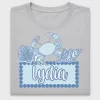 Coastal Crab Personalized Name DTF Transfer