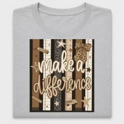 Make a Difference Teacher DTF Transfer