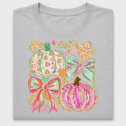 Preppy Pumpkin Bow DTF Transfer