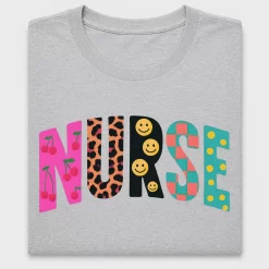 Nurse Smiley DTF Transfer Design
