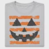 Distressed Halloween Pumpkin Face DTF Transfer