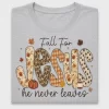 Fall For Jesus Leopard DTF Transfer