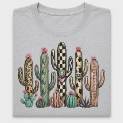 Western Cactus Garden DTF Transfer