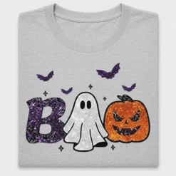 Halloween Boo Ghost Pumpkin DTF Transfer