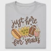 Just Here For Snacks Football DTF Transfer