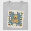 Vintage Teddy Bear Quilt DTF Transfer