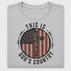 God's Country Cross DTF Transfer