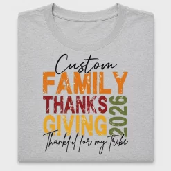 Custom Family Thanksgiving DTF Transfer