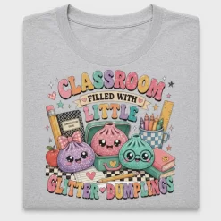 Classroom Filled With Little Glitter Dumplings DTF