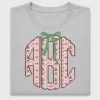 Christmas Monogram DTF Transfer