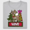 Girl Reindeer Christmas DTF Transfer