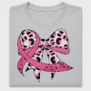 Breast Cancer Awareness Coquette Bow DTF Transfer