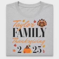 Personalized Thanksgiving Family DTF Transfer