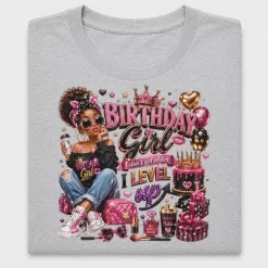 Birthday Girl Level Up DTF Transfer