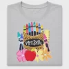 Teacher Crayon Leopard DTF Transfer