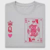 Queen Of Hearts Playing Card DTF Transfer