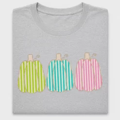 Striped Pumpkin Trio DTF Transfer