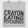 Crayon Eating Psychopath DTF Transfer