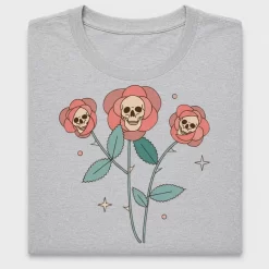 Skull Rose DTF Transfer
